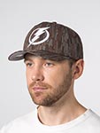 Бейсболка MITCHELL NESS арт. HP15005-TBLCAMO Tampa Bay Lightning NHL (серый / коричневый)
